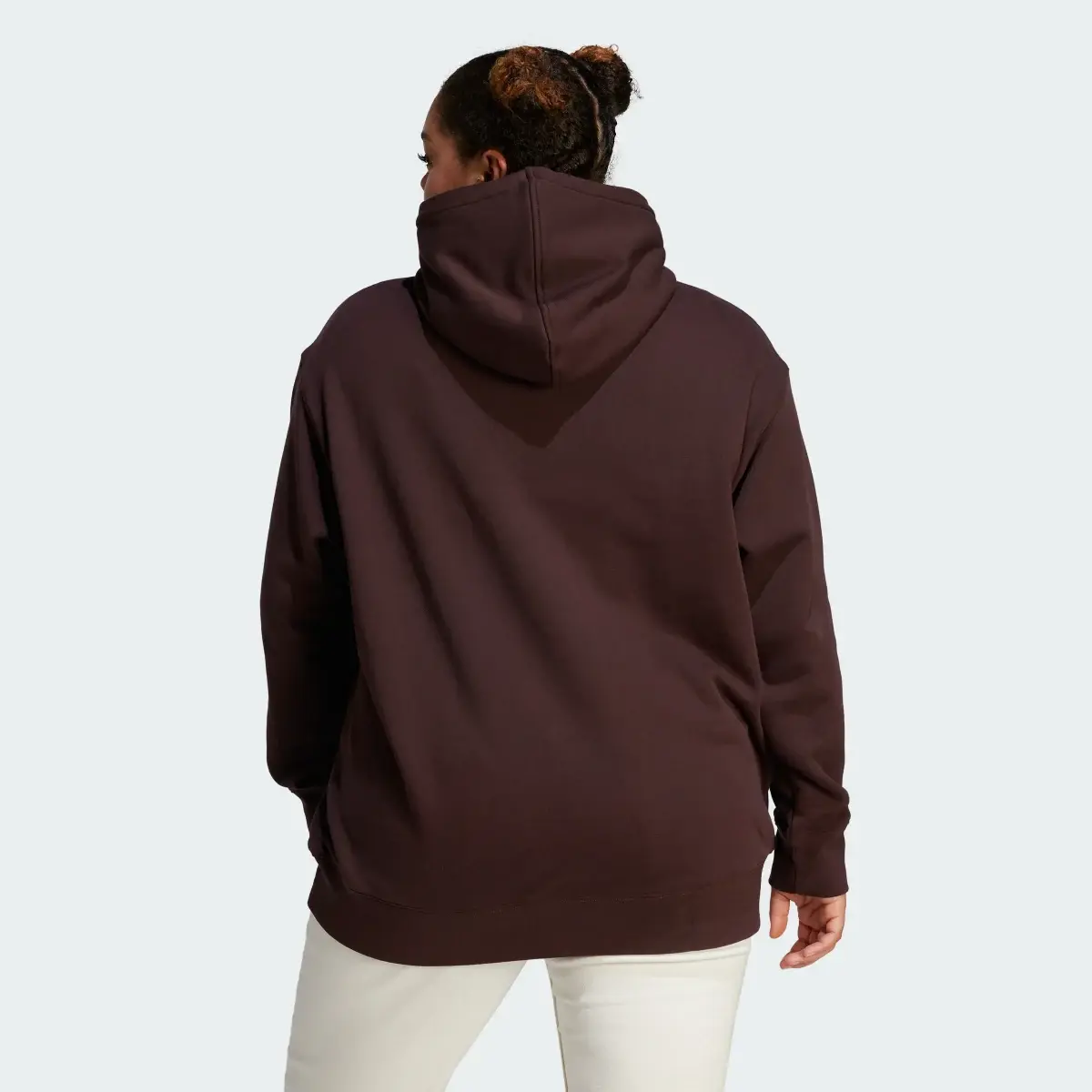 Adidas Adicolor Trefoil Hoodie (Plus Size). 3