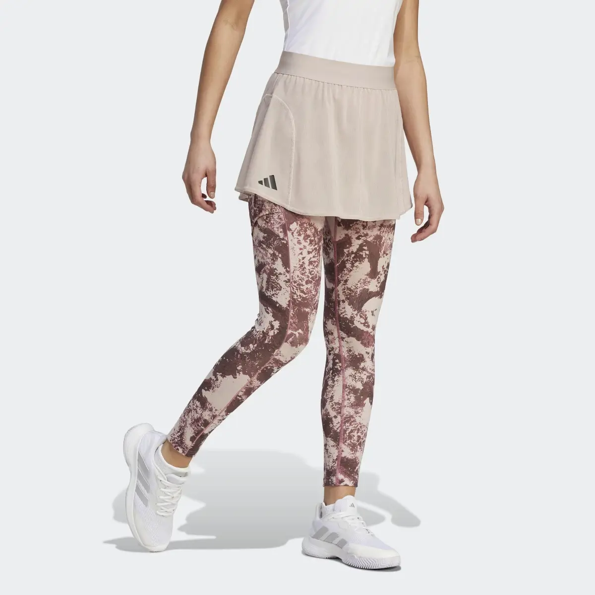 Adidas Tennis Paris Two-in-One Leggings. 1