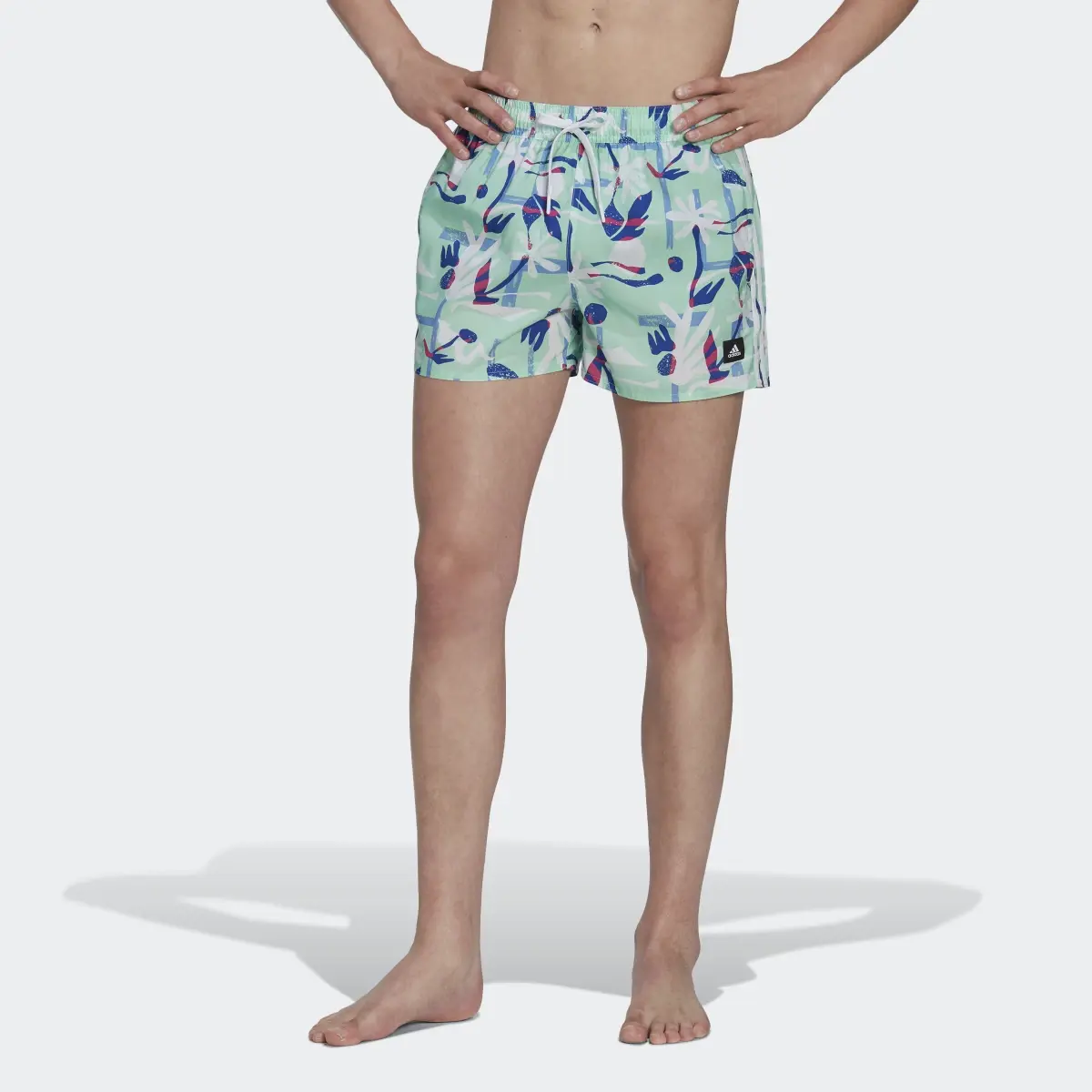 Adidas Short de bain Seasonal Floral CLX Very Short Length. 1