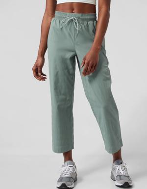 Trekkie Straight Crop Pant gray