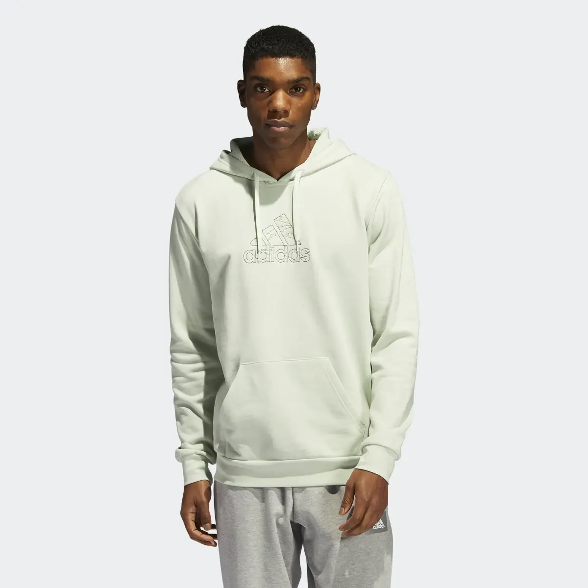 Adidas Embroidery Graphic Hoodie. 2