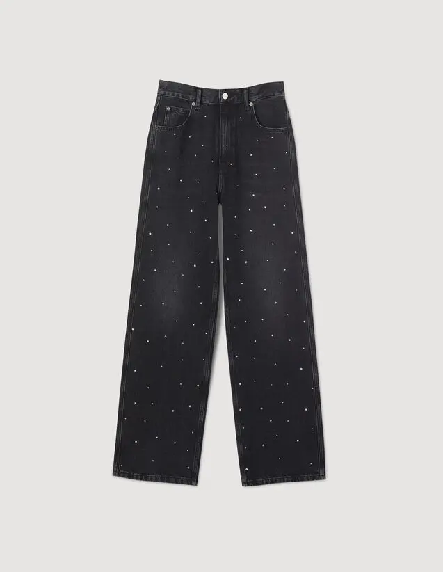 Sandro Rhinestone jeans. 2