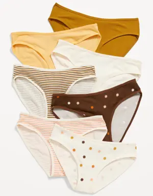 Bikini Underwear 7-Pack for Girls multi