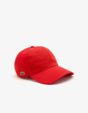 Unisex Organik Pamuk Kırmızı Şapka