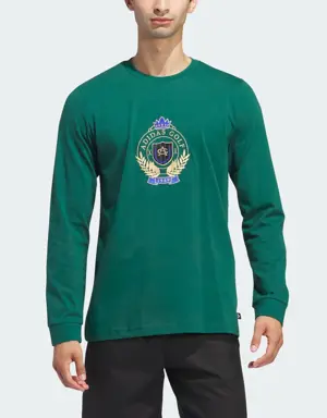 Adidas Go-To Crest Graphic Long Sleeve T-Shirt