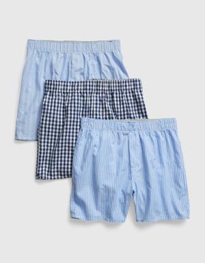 Boxers (3-Pack) blue