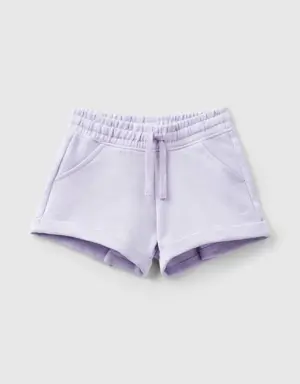 100% cotton sweat shorts