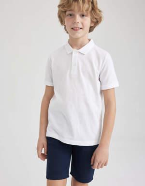 Erkek Çocuk 23 Nisan Pike Kısa Kollu Polo Tişört