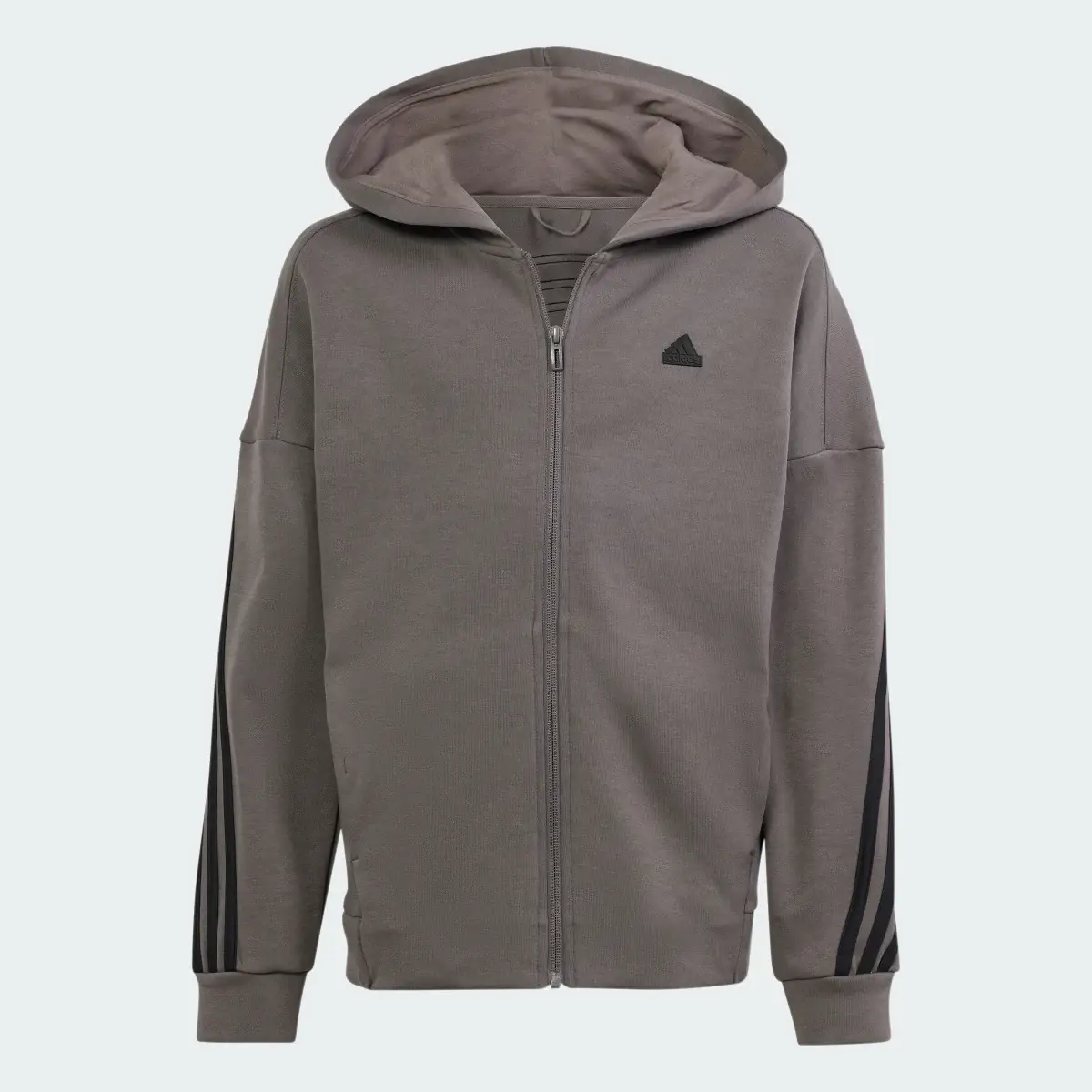 Adidas Future Icons 3-Stripes Full-Zip Hooded Track Top. 1