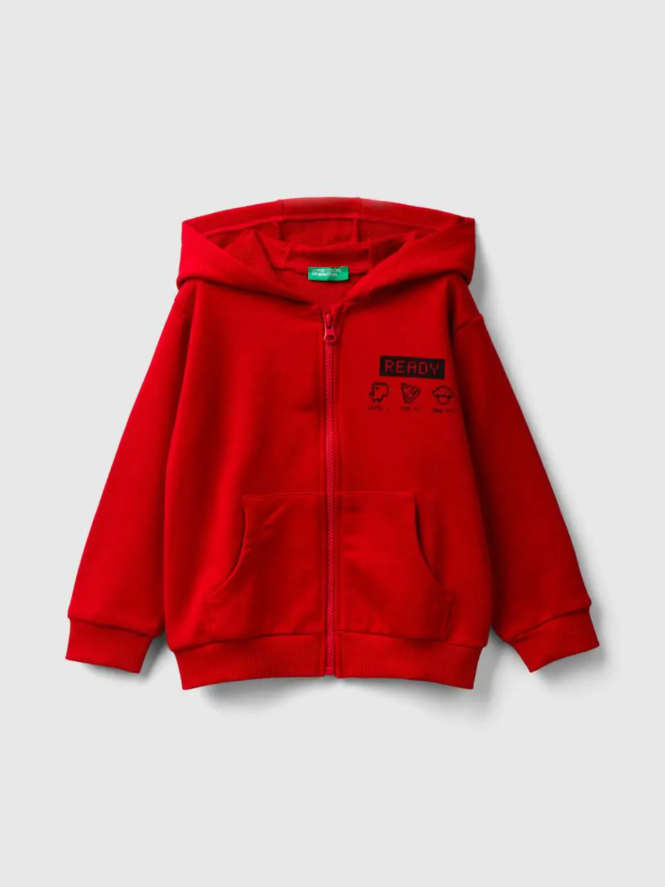 Benetton regular fit hoodie. 1