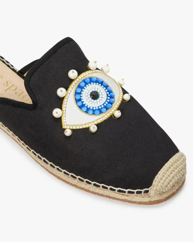 Kate Spade Azura Evil Eye Espadrille Mules. 3