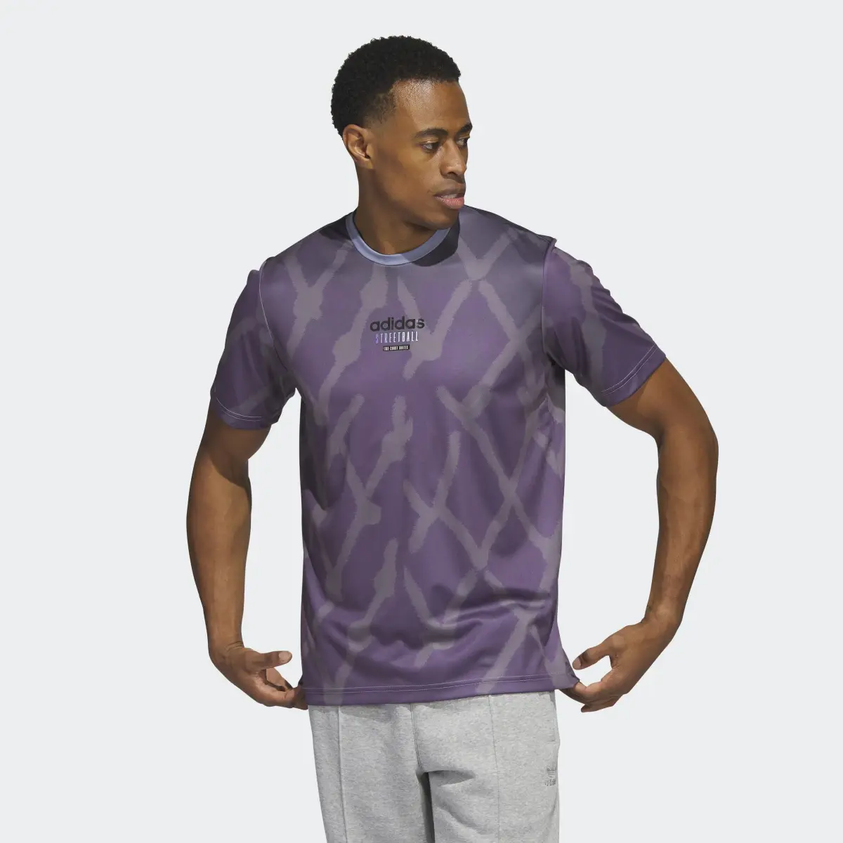 Adidas Playera Estampada Streetball. 2