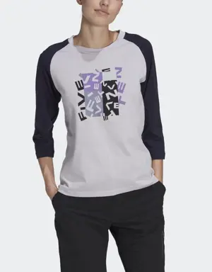 Adidas Camiseta manga francesa Five Ten Graphic