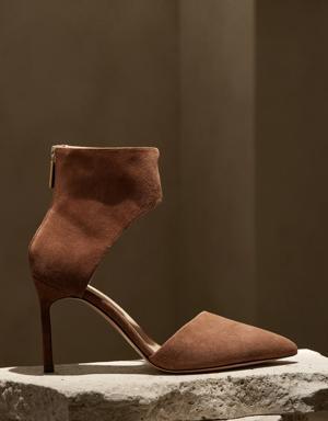 Banana Republic Valais Suede Heel brown