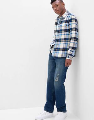 Teen Original Fit Jeans with Washwell blue