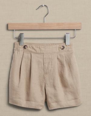 Linen Explorer Short for Baby + Toddler brown
