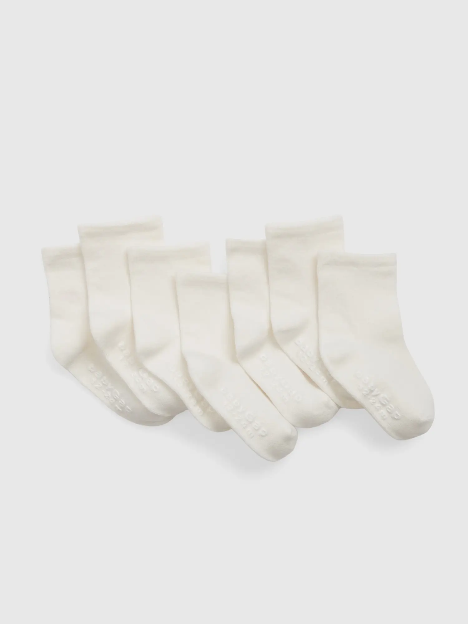 Gap Toddler Crew Socks (7-Pack) white. 1
