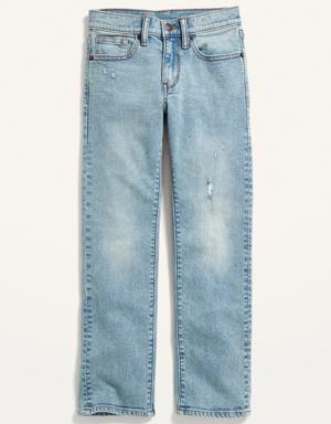 Built-In Flex Straight Light-Wash Jeans For Boys blue
