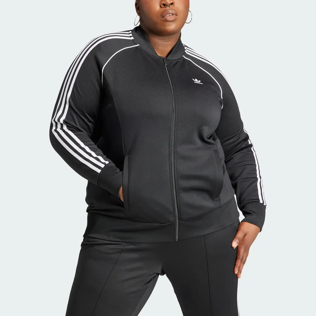 Adidas Adicolor Classics SST Track Top (Plus Size). 1