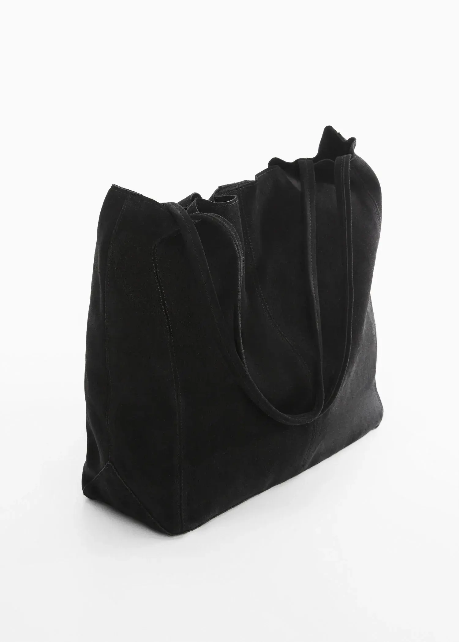 Mango Leather shopper bag. 2
