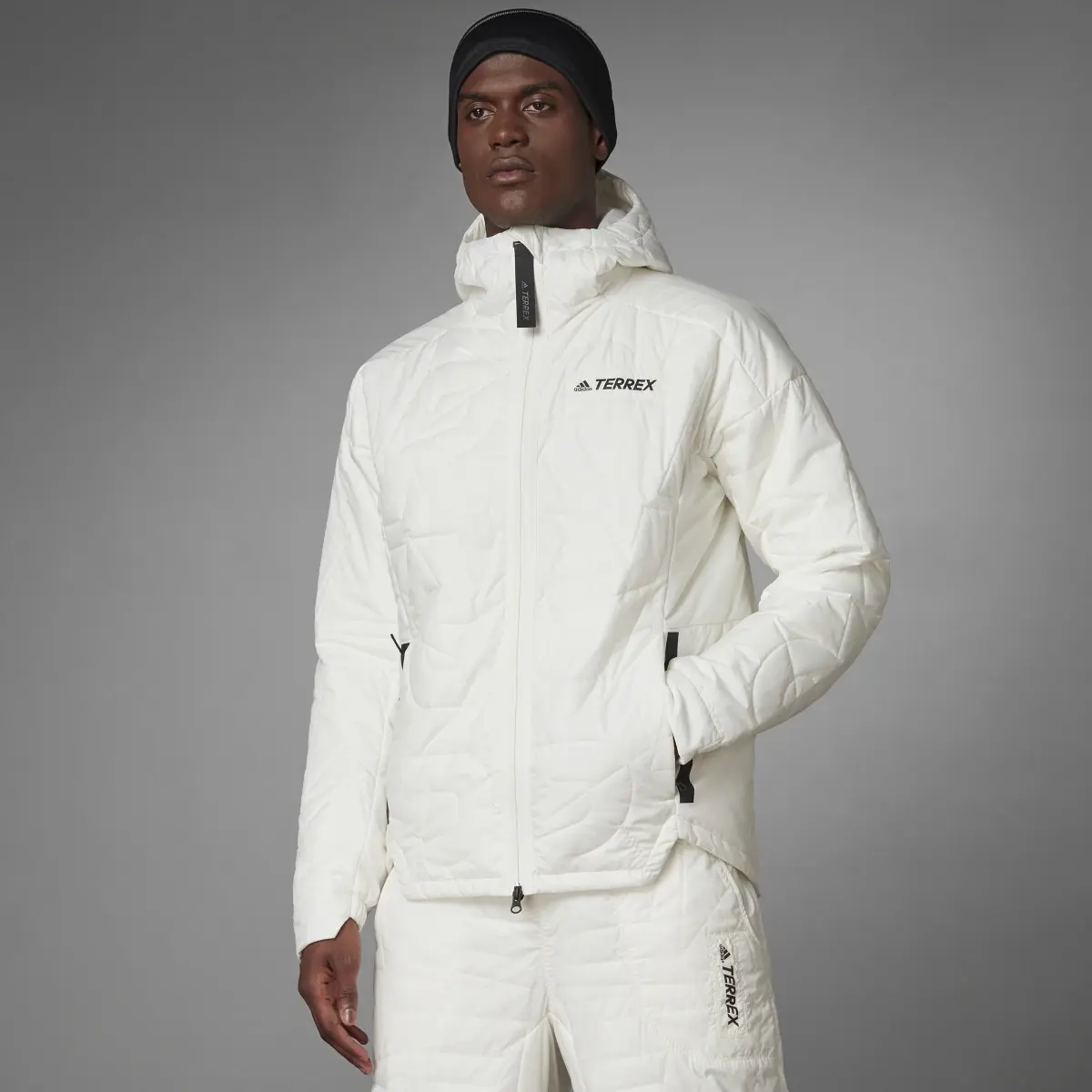 Adidas Chaqueta acolchada con capucha Terrex MYSHELTER PrimaLoft. 1