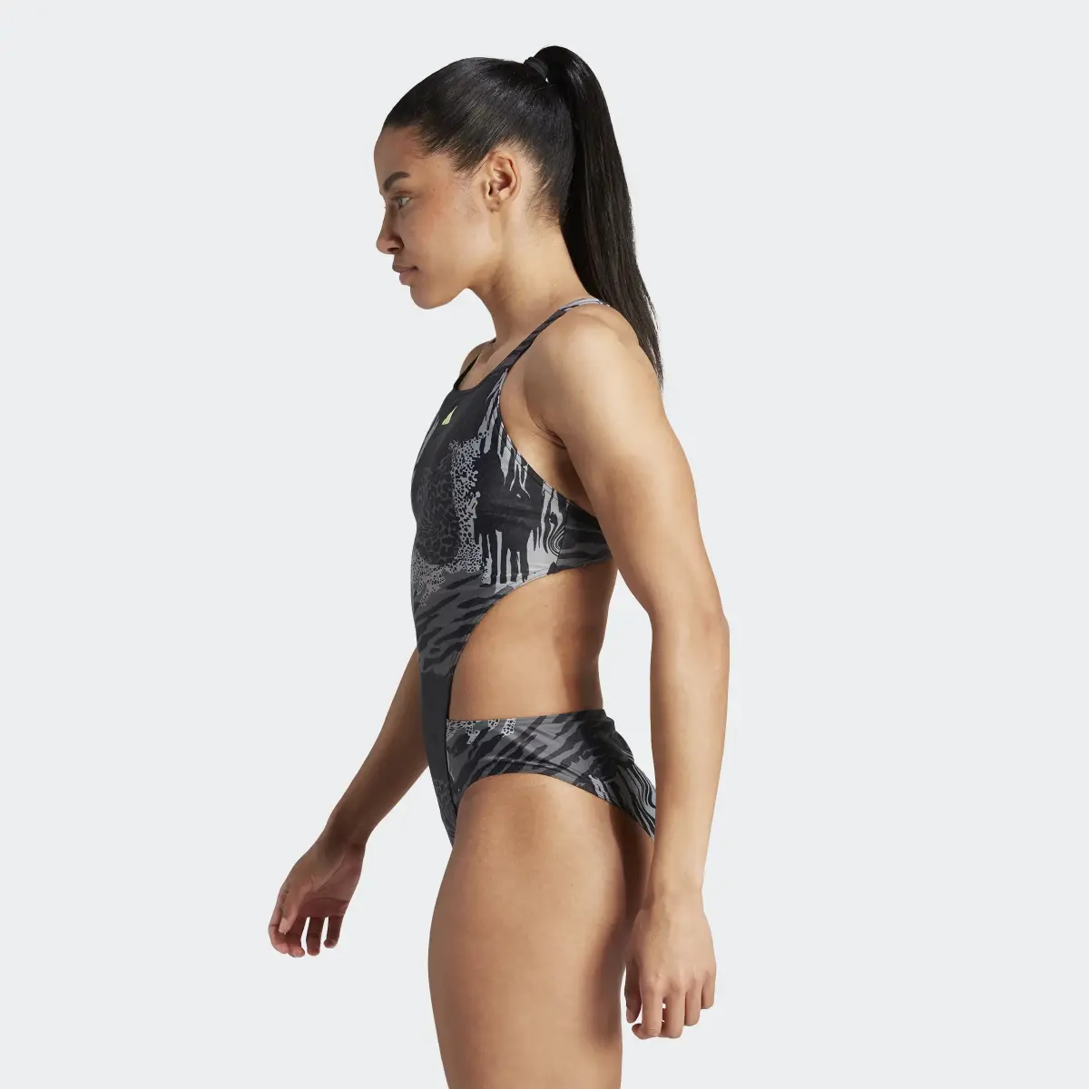 Adidas Maillot de bain à imprimé graphique intégral. 3