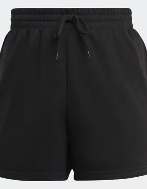 Adidas Essentials Slim Logo Shorts (Plus Size)