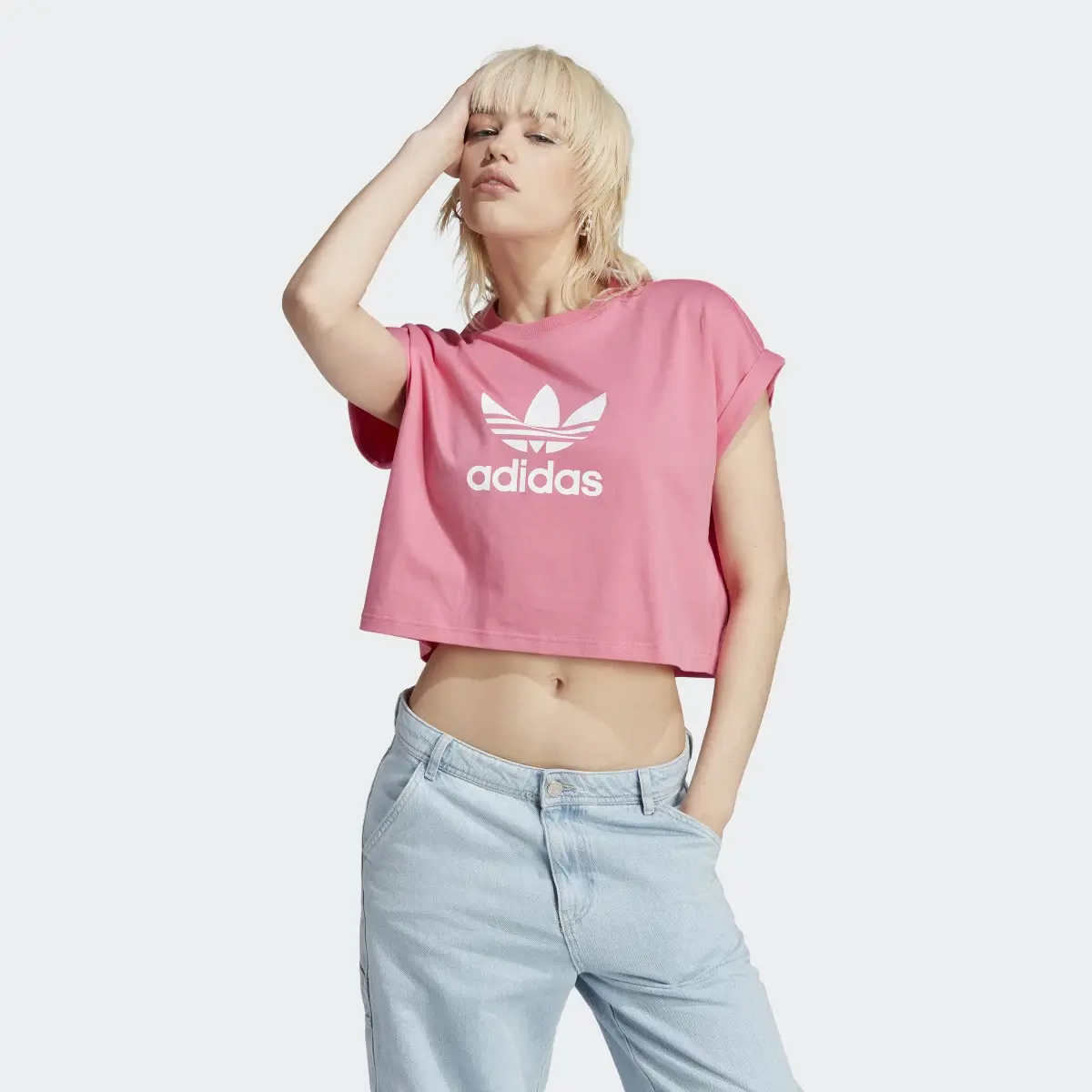 Adidas Adicolor Classics Short Trefoil Tee. 2