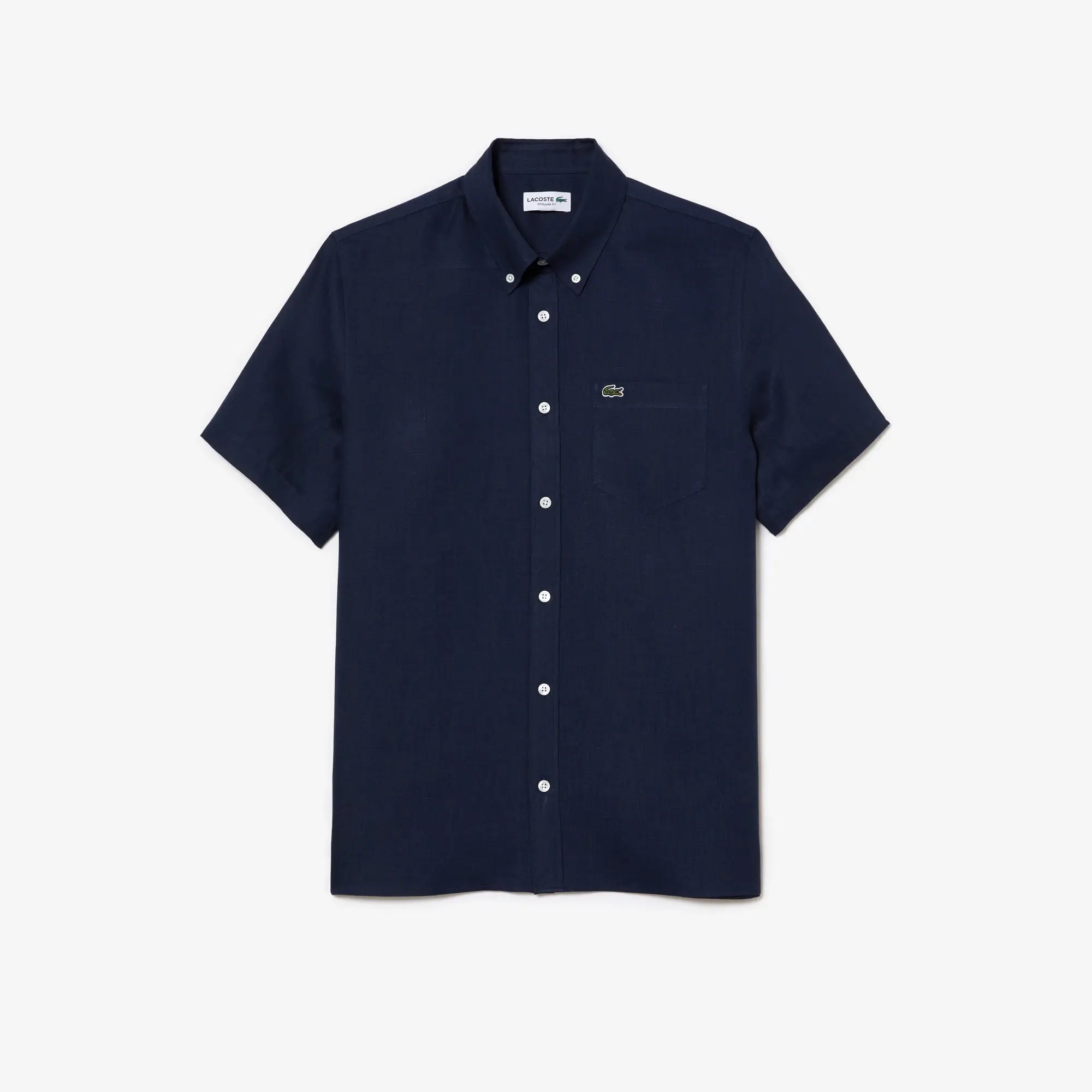 Lacoste Chemise à manches courtes homme Lacoste en lin. 2 Lacoste Chemise à manches courtes homme Lacoste en lin. 2