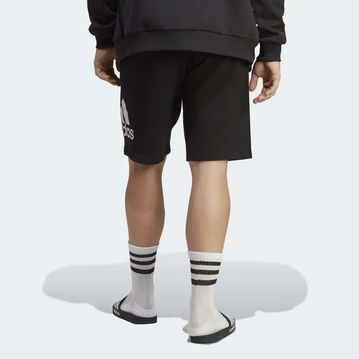 Adidas Essentials Big Logo French Terry Shorts. 3