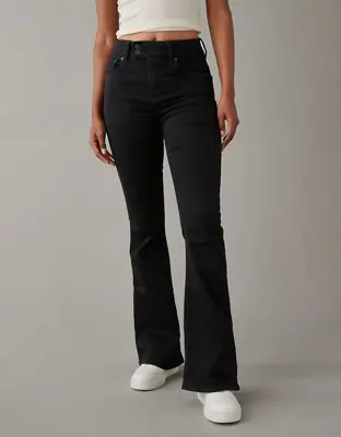 American Eagle Next Level Super High-Waisted Flare Jean. 1