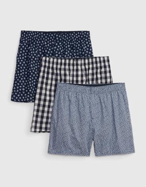 Cotton Boxers (3-Pack) multi