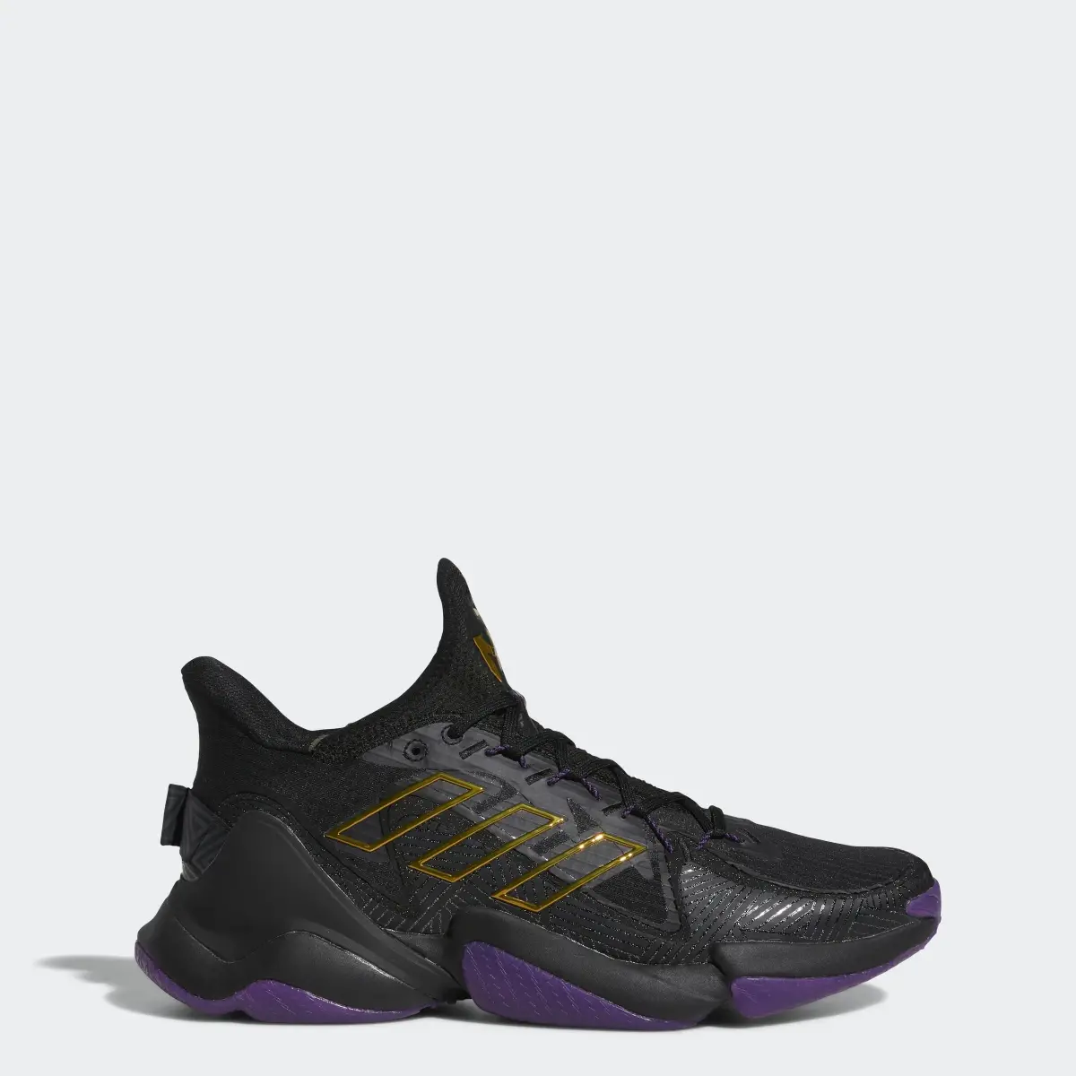 Adidas Mahomes 1 Black Panther Impact FLX Shoes. 1