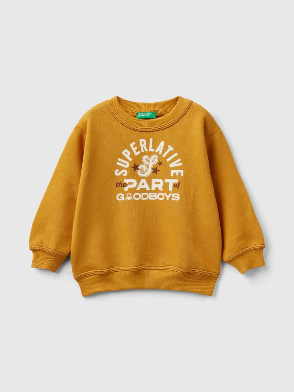 Benetton pullover sweatshirt with print. 1