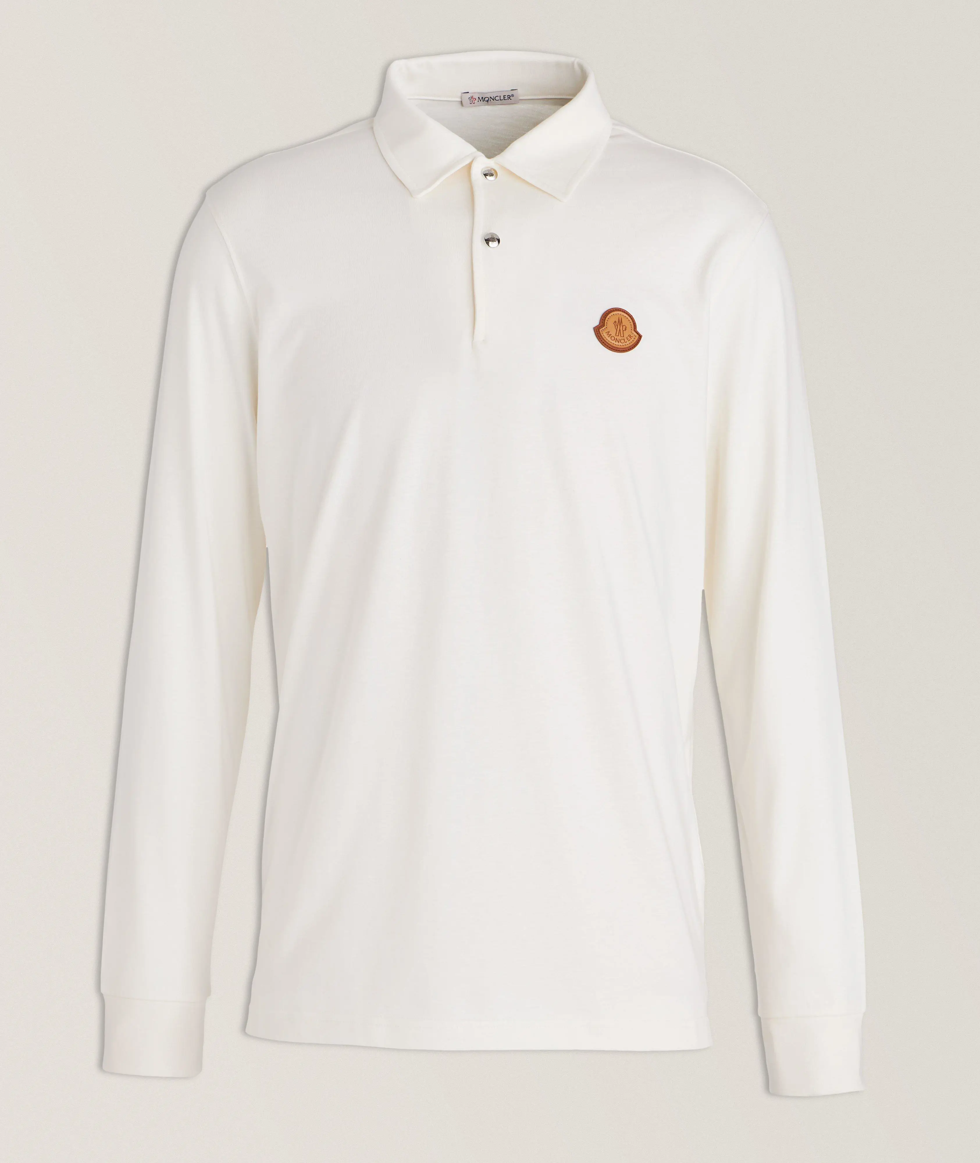 Harry Rosen Patch Logo Cotton Piqué Polo. 1