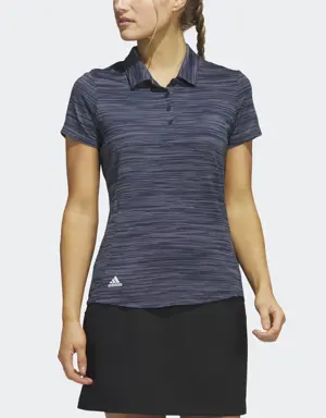 Adidas Space-Dyed Short Sleeve Golf Polo Shirt