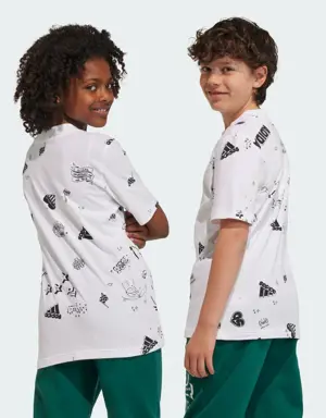 Adidas Playera Estampada Brand Love Niños