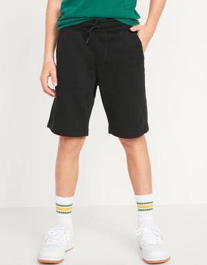 Old Navy Fleece Jogger Shorts for Boys (At Knee) black
