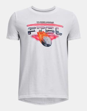 Boys' UA Football Chrome Short Sleeve