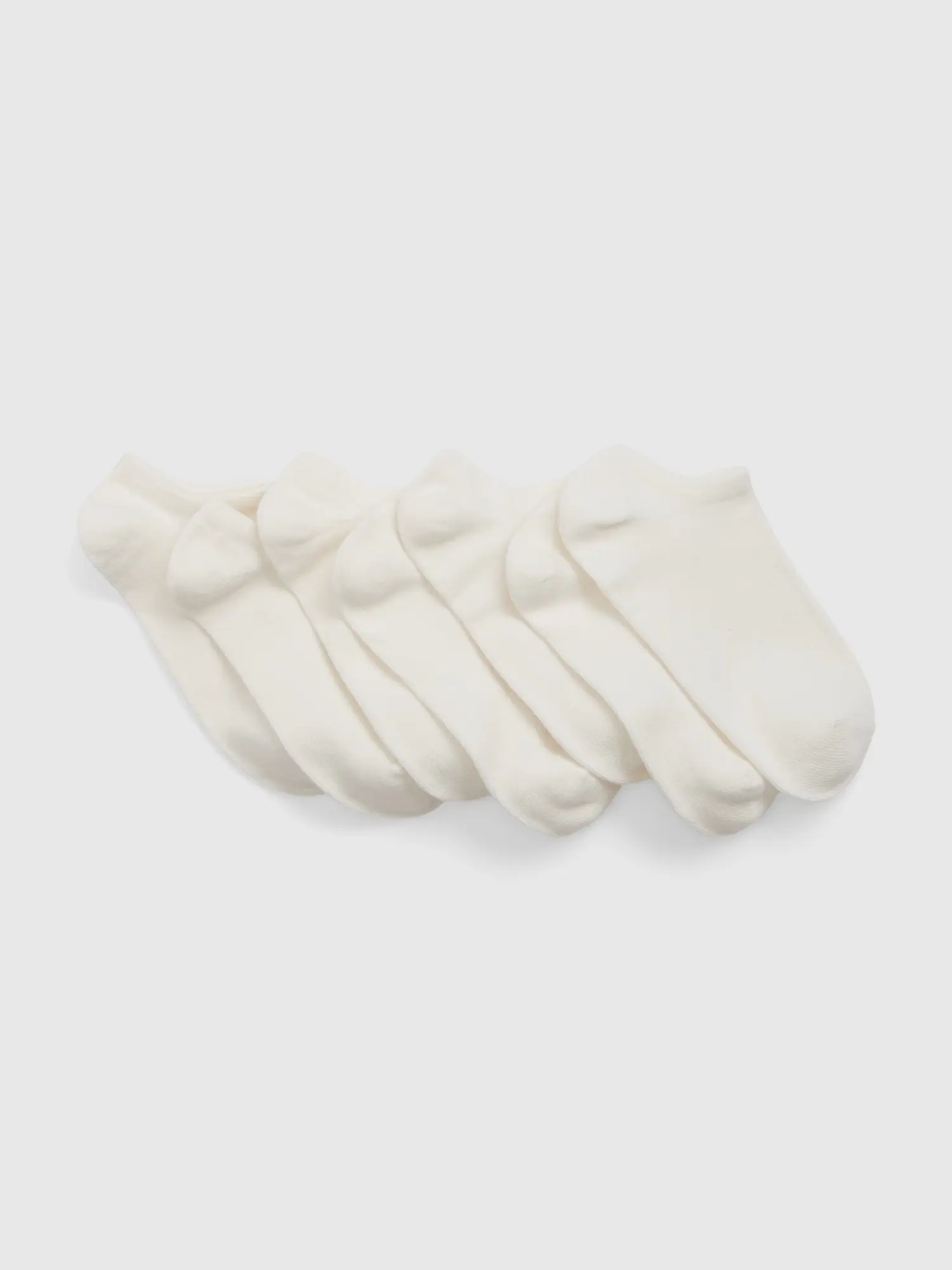 Gap Kids No-Show Socks (7-Pack) white. 1