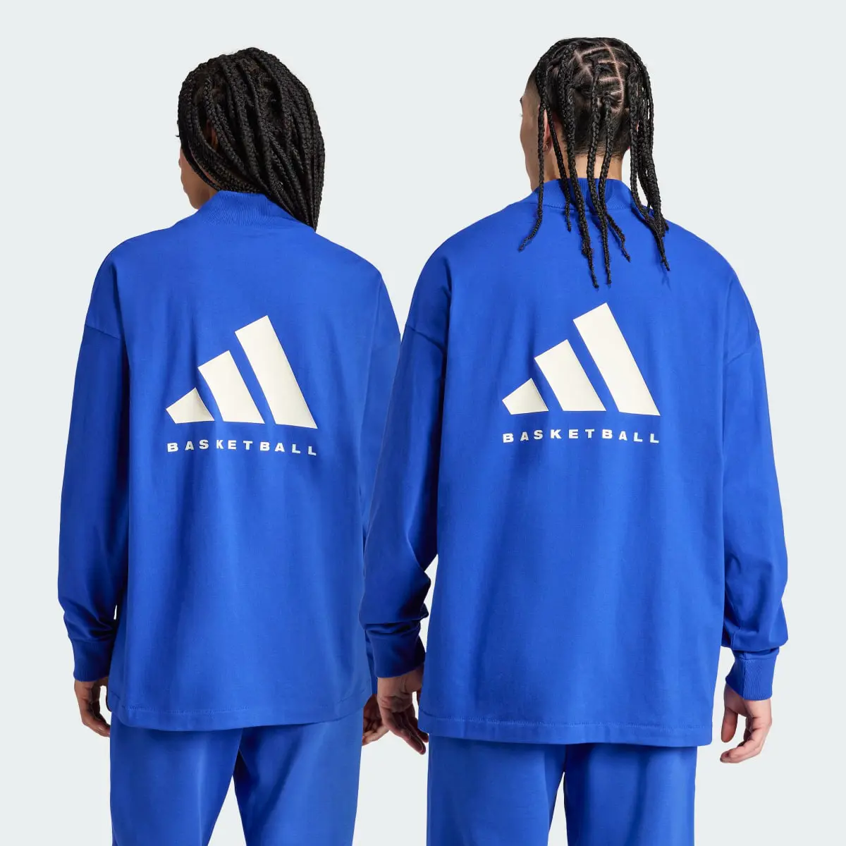 Adidas T-shirt de basketball à manches longues (Non genré). 2