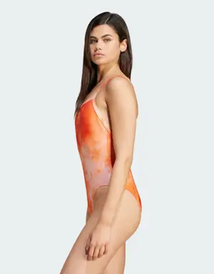 Adidas Hills Hiker Allover-Print Swimsuit. 3 Adidas Hills Hiker Allover-Print Swimsuit. 3