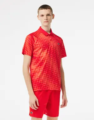 Lacoste Herren-Poloshirt bedruckt LACOSTE TENNIS x Novak Djokovic Fan version