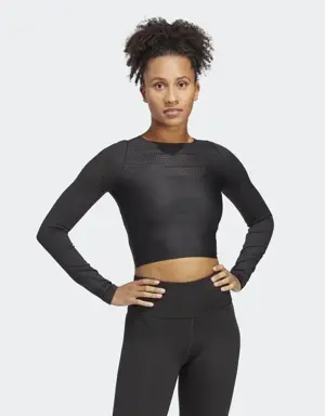 Best of adidas Cropped Long-Sleeve Top