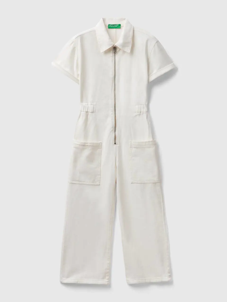 Benetton short sleeve cargo jumpsuit. 1