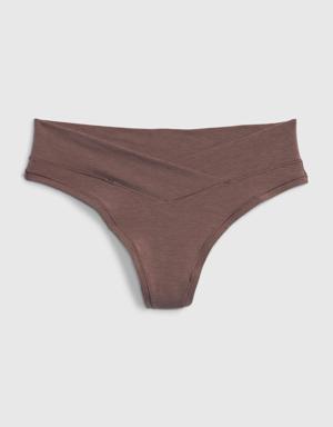 Gap Breathe Crossover Thong brown