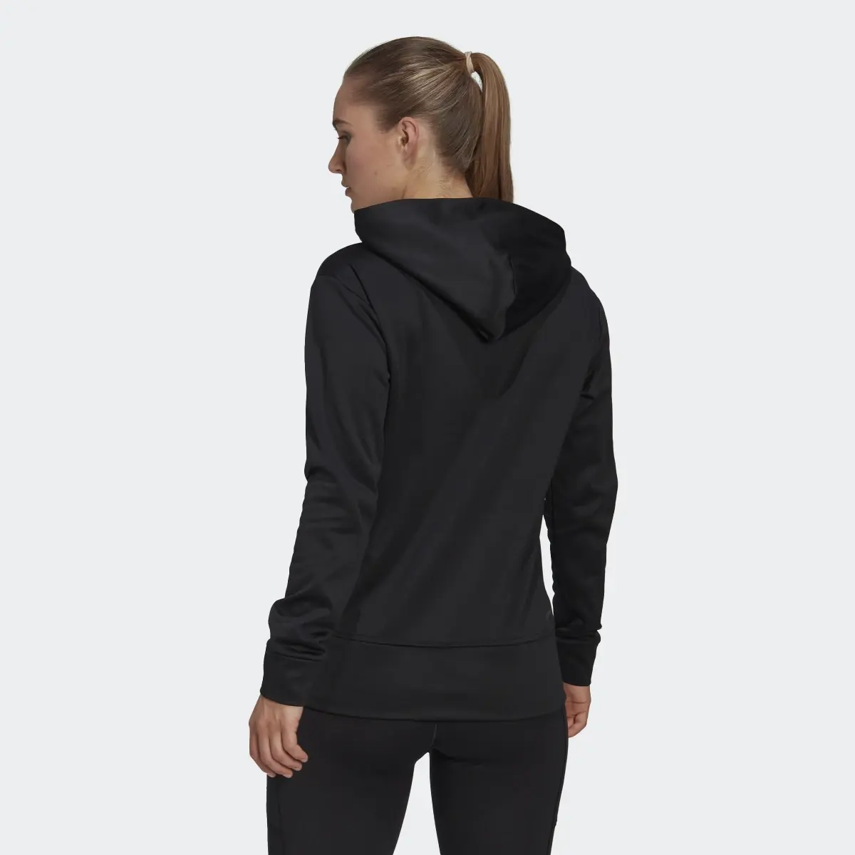 Adidas AEROREADY Big Logo Hoodie. 3