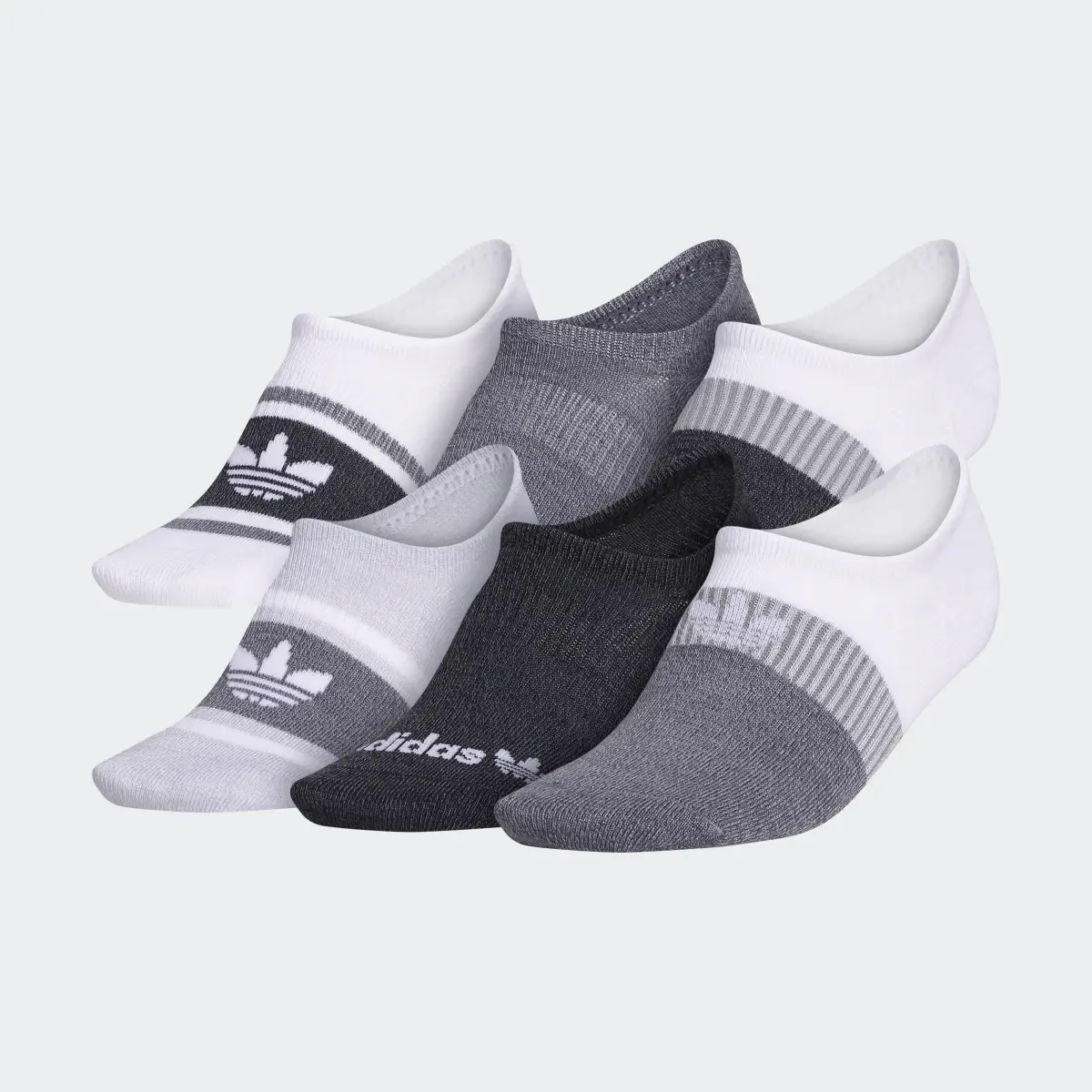 Adidas Gradient Superlite Super-No-Show Socks 6 Pairs. 2