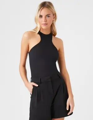 Forever 21 Pleated High Rise Shorts Black
