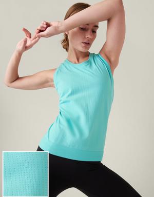 Athleta In Motion Seamless Tank green